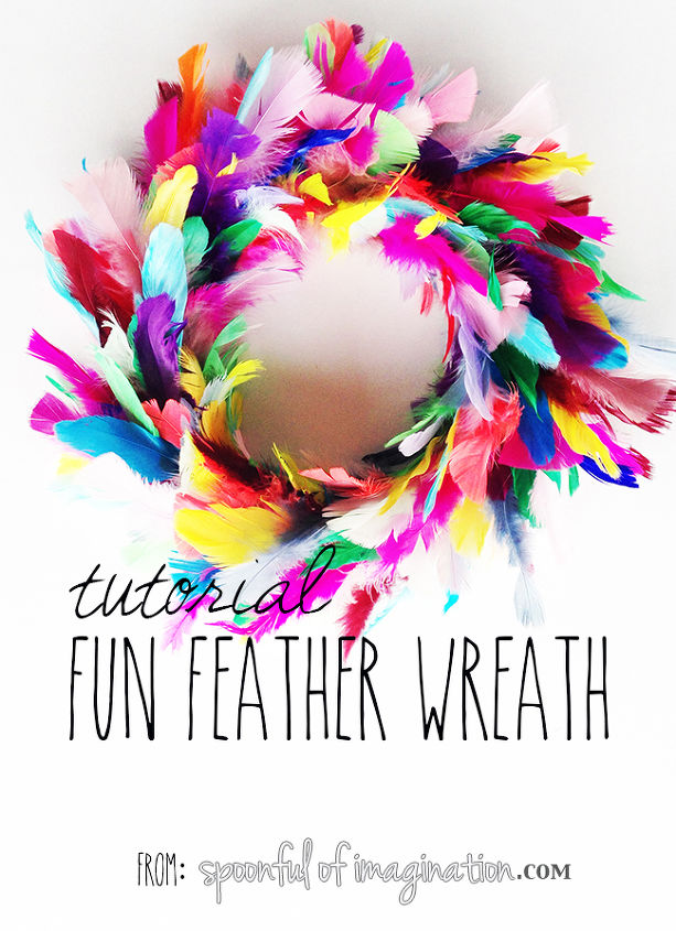 how to make a feather wreath, crafts, wreaths