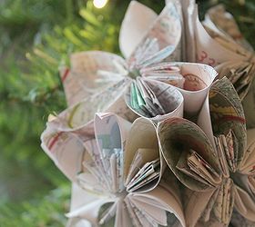how to make vintage map ornament, christmas decorations, crafts, repurposing upcycling, seasonal holiday decor