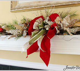 christmas mantel decorating ideas, christmas decorations, crafts, fireplaces mantels, seasonal holiday decor