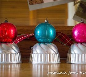 Vintage Themed Christmas Decor Including Old Glass Ornaments Galore
