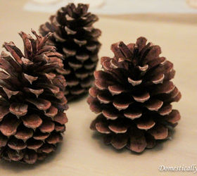 how to make gilded pinecone place cards, christmas decorations, crafts, repurposing upcycling, seasonal holiday decor