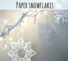 how to make a paper snowflake video, christmas decorations, crafts, how to, seasonal holiday decor