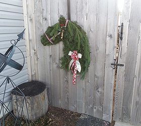 horse head wreath my wonderful horsey decor for christmas