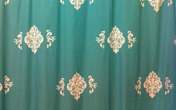 Shower Curtain From a Twin Sheet Tutorial