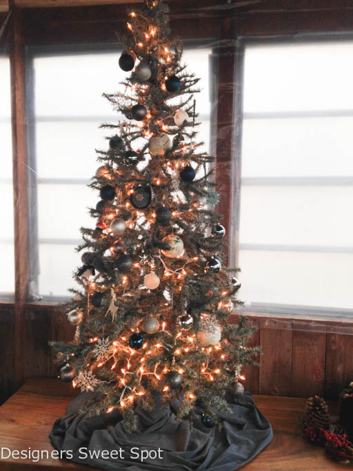 Spray Painted Christmas Tree #Christmas Tree | Hometalk