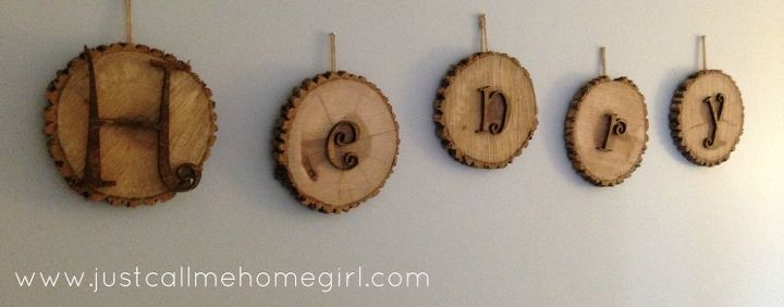 innovative natural nursery name decor, bedroom ideas, crafts, wall decor, woodworking projects