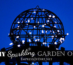 DIY Sparking Garden Orb - ¡Usa lo que tienes!