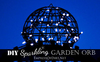 DIY Sparking Garden Orb - ¡Usa lo que tienes!