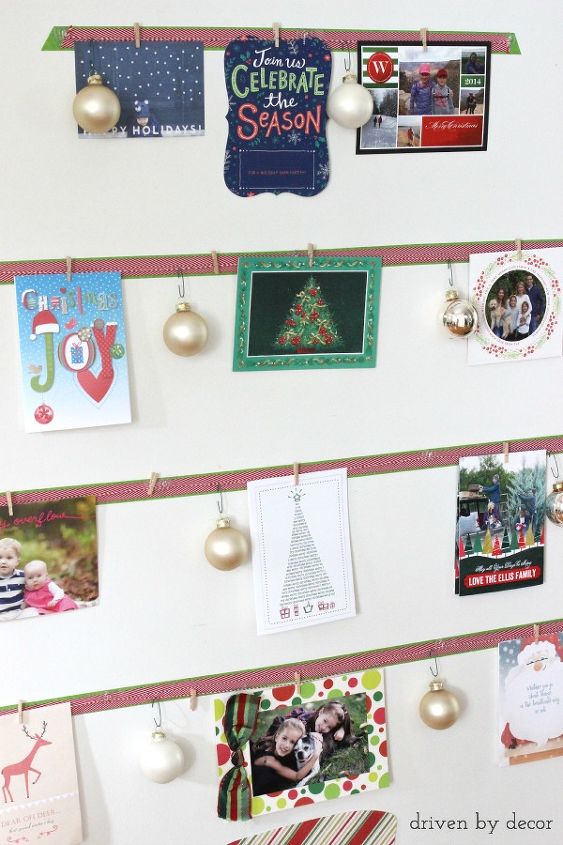 how to turn your cards into a christmas tree display, christmas decorations, crafts, seasonal holiday decor