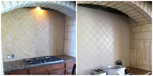 how to paint your backsplash tile, how to, kitchen backsplash, kitchen design, painting