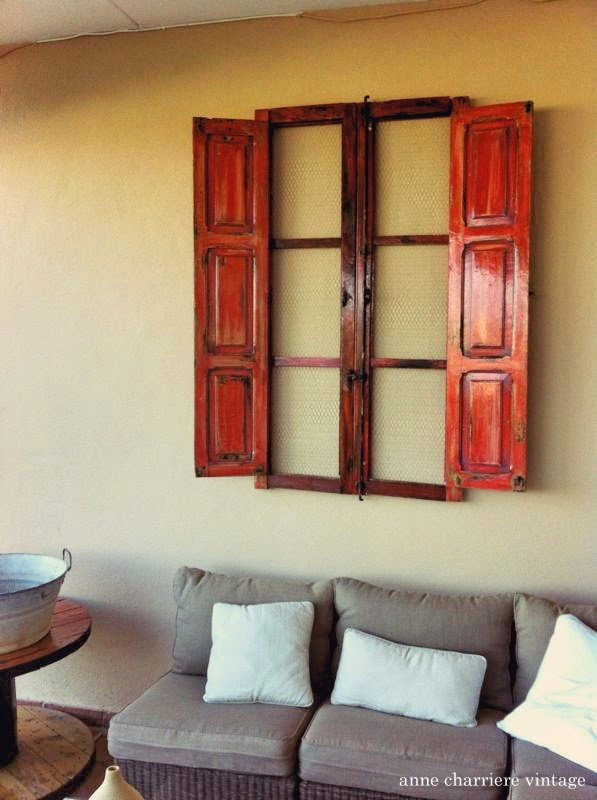 repurpose a spanish window to outdoor wall decor, outdoor furniture, repurposing upcycling, wall decor, woodworking projects