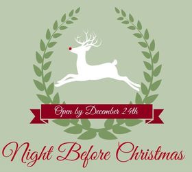night before christmas box free printable label, christmas decorations, crafts, seasonal holiday decor