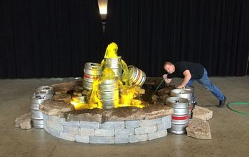 Beer Keg Fountain