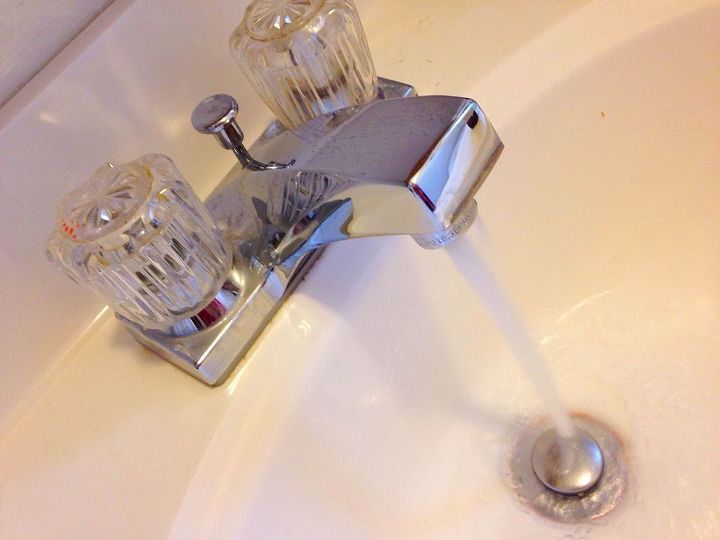 moldy smelling water from bathroom faucet