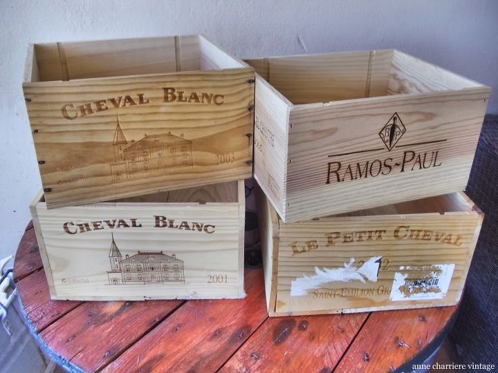 how to reuse wooden wine crates, home decor, repurposing upcycling, woodworking projects, Before