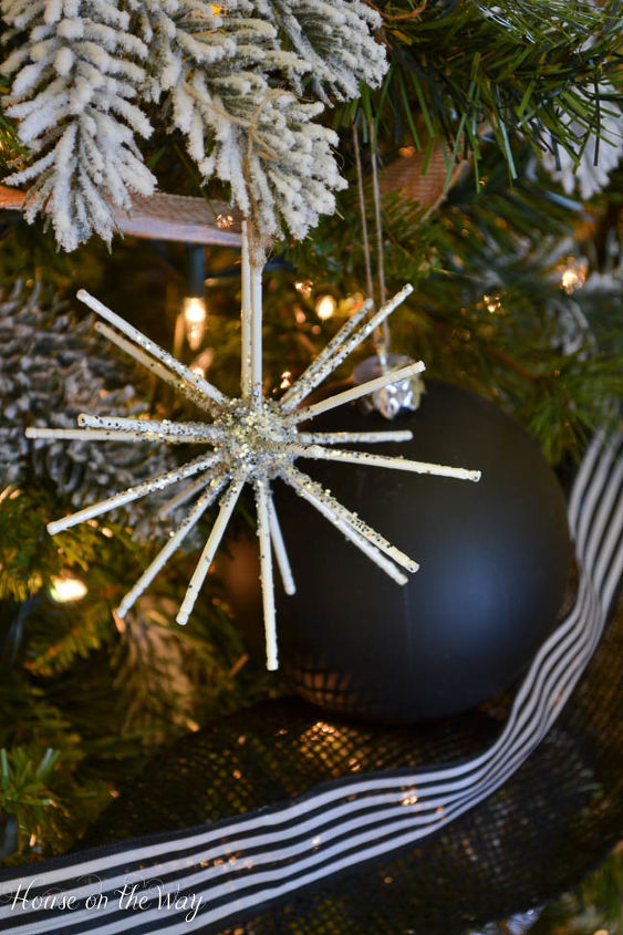 diy snowflake or urchin christmas ornament, christmas decorations, crafts, seasonal holiday decor