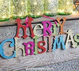 how to make a green mason jar christmas tree, christmas decorations, crafts, mason jars, repurposing upcycling, seasonal holiday decor, woodworking projects
