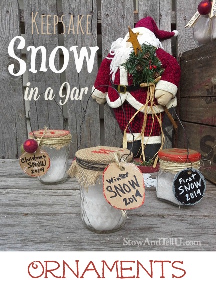 how to make faux snow in a jar ornaments, christmas decorations, crafts, mason jars, repurposing upcycling, seasonal holiday decor