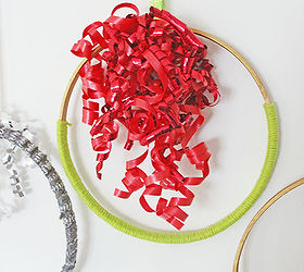 how to make embroidery hoop christmas wreaths, christmas decorations, crafts, seasonal holiday decor, wreaths