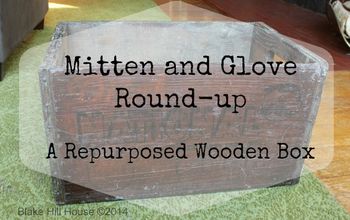 Mitten and Glove Round-up - A Painted Wooden Box