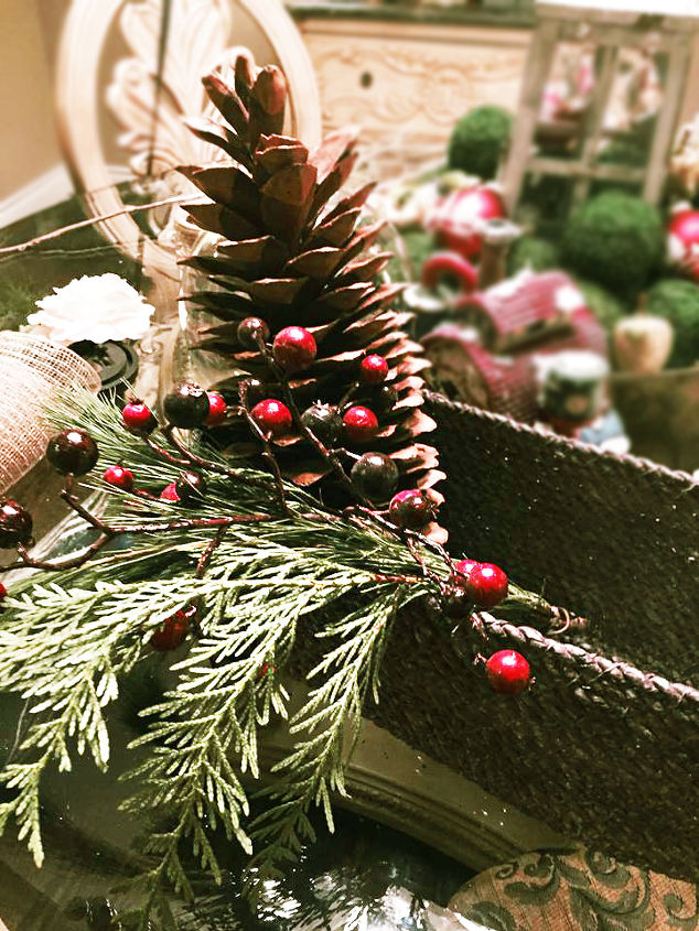 festive arrangement diy tutorial, christmas decorations, crafts, how to, seasonal holiday decor