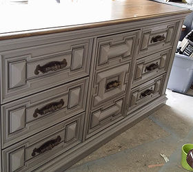 how to turn a dresser into a functional buffet, painted furniture, repurposing upcycling