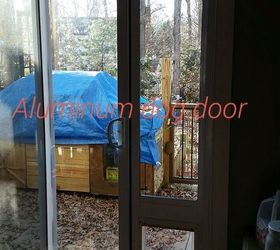 diy scrap wood patio dog cat door, doors, how to, pets animals