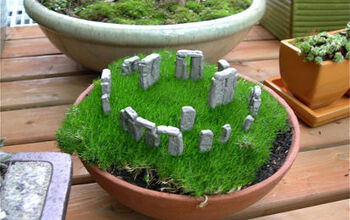 Cómo hacer un jardín Stonehenge en miniatura para el solsticio