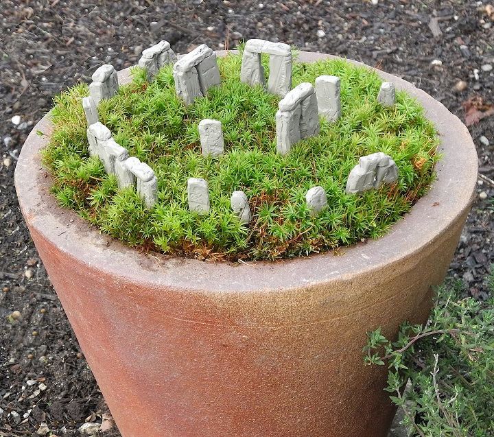 como fazer um jardim de stonehenge em miniatura para o solstcio