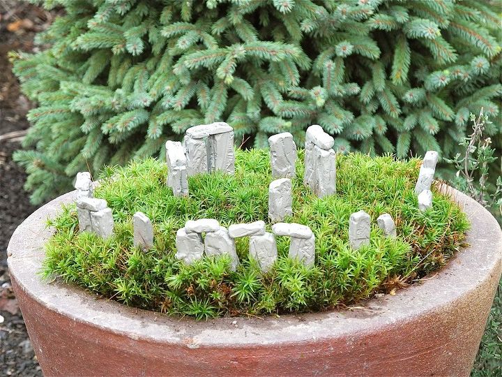 como fazer um jardim de stonehenge em miniatura para o solstcio