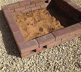 building a firepit in 20 minutes, diy, outdoor living