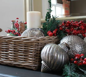 inexpensive christmas decorating, christmas decorations, crafts, fireplaces mantels, seasonal holiday decor