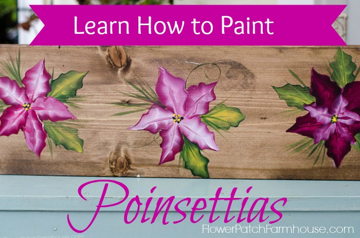 aprende a pintar flores de pascua
