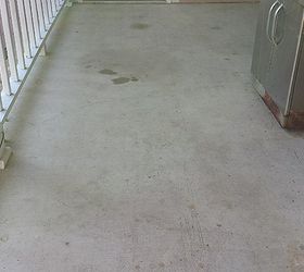 q make ugly porch floor look better, diy, flooring, home maintenance repairs, how to, painting, porches, And another stain