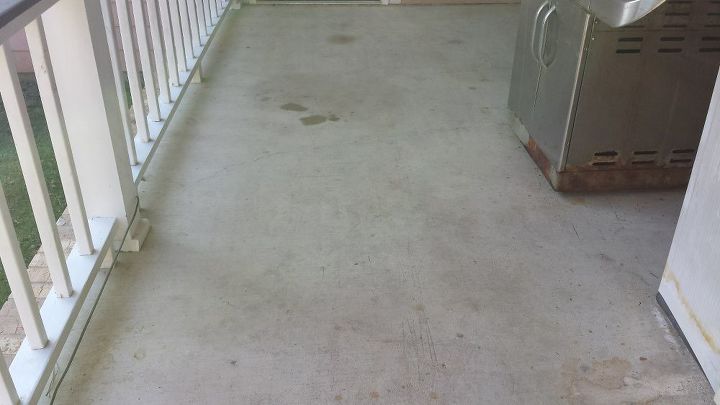 q make ugly porch floor look better, diy, flooring, home maintenance repairs, how to, painting, porches, And another stain