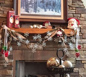 holiday home decor, christmas decorations, crafts, fireplaces mantels, seasonal holiday decor, wreaths
