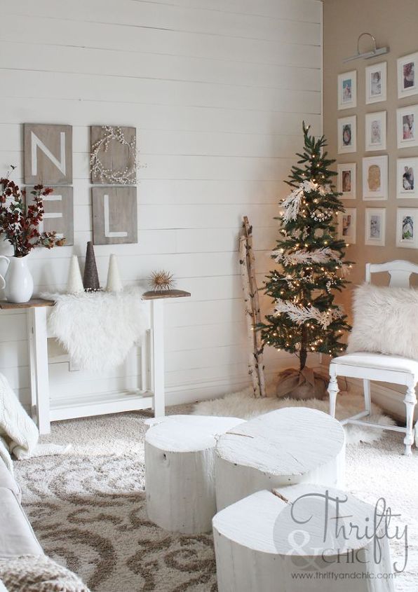 white christmas home decor, christmas decorations, crafts, fireplaces mantels, repurposing upcycling, seasonal holiday decor