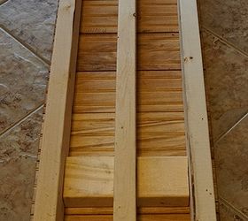 leftover flooring bench, diy, foyer, home decor, repurposing upcycling, rustic furniture, woodworking projects