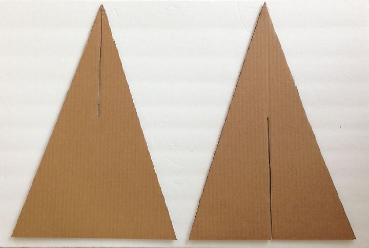 rvore de natal de papelo ondulado 3d