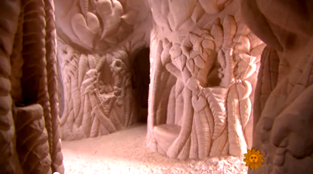 a casa mais bonita da histria na verdade uma caverna olha esse vdeo, Ele chama esse m todo art stico de Efeito Caverna