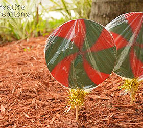 peppermint candy lawn art, christmas decorations, crafts, seasonal holiday decor