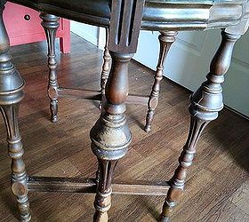 giving an old table new life, These old walnut legs had seen better days