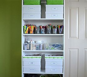 inexpensive and unexpected items to store your craft supplies, craft rooms, organizing, shelving ideas, storage ideas
