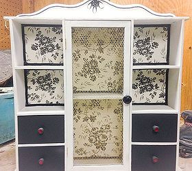 beautiful cabinet make over, painted furniture