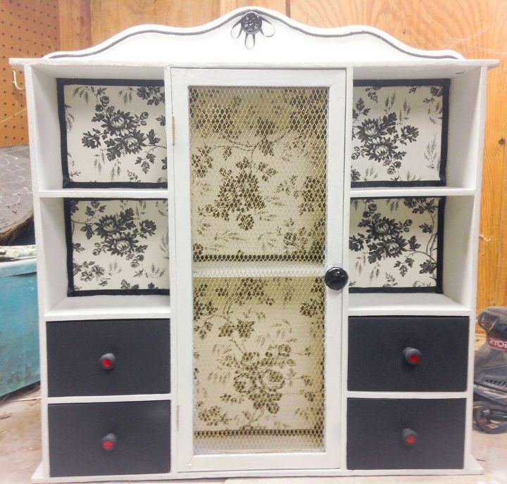 beautiful cabinet make over, painted furniture