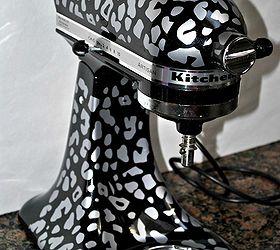 leopard kitchenaid mixer, appliances, crafts, kitchen design
