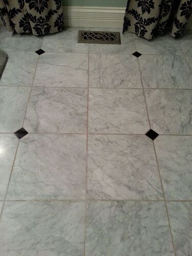 marble grout floor clean honed hometalk cleaning bathroom