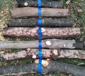diy log or branch christmas tree, christmas decorations, crafts, diy, repurposing upcycling, seasonal holiday decor, woodworking projects