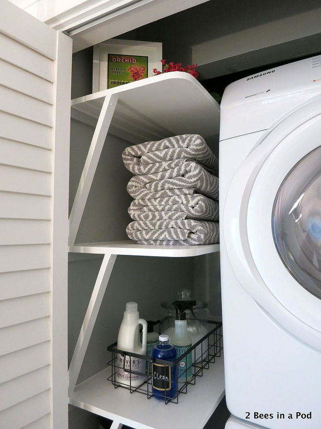 solucin para espacios pequeos cambio de imagen del armario de la lavandera