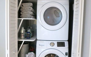Small Space Solution - Laundry Closet Makeover
